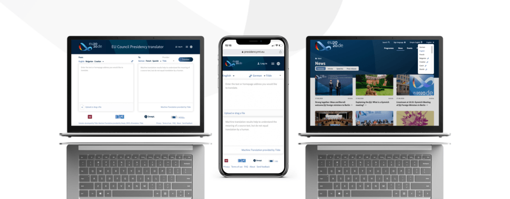Saksamaa eesistumisaja tõlkijat kasutavad seadmed