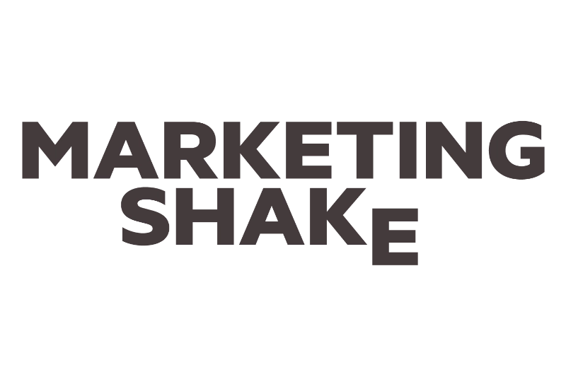 Marketing shake logo